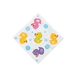 Fun Express Gummi Ducky Getränke Servietten – 16 Stück