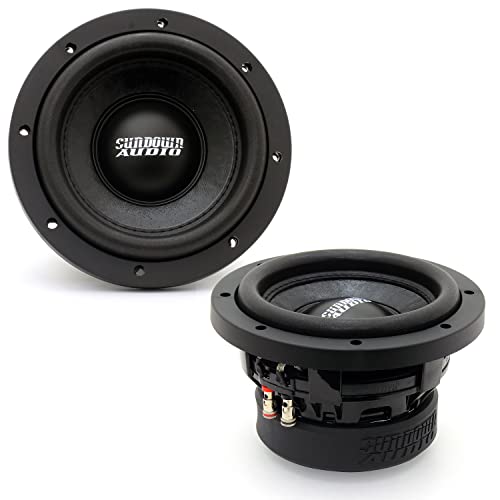 Sundown Audio Pair Sa-6.5 Sw D4 6.5" 200W Rms Dual 4-Ohm Sa Series Subwoofers #TOP1