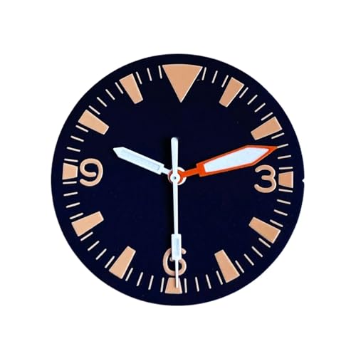 Cadran de montre automatique 31mm pour remplacer un cadran rayé et réparer votre montre Black C