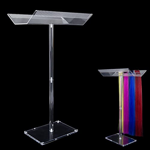 Acrylic Hair Extension Stand.Misforu Wigs Display...
