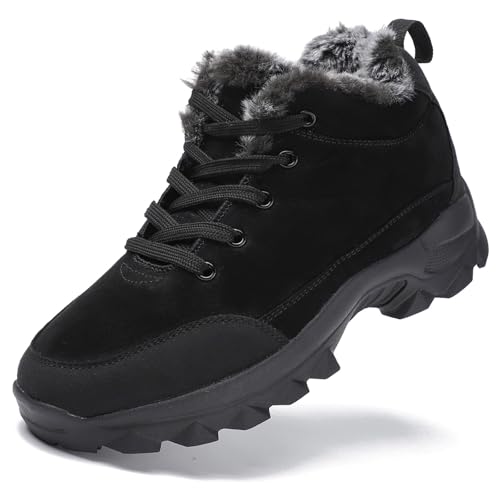 Image of SNEKARMIN Men Snow Boots Outdoor Shoes For Male Thick Sole Sneakers for Men Winter Shoes Botines Tenis Keep Warm Fluff Mens Ankle Boots