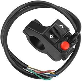 Motorcycle Handlebar Switch Motorcycle Handlebar Left Headlight Turn Signal Horn Switch Scooter Handlebar Mount Push Button