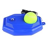 Fácil de usar en muchas ocasiones: el entrenador de tenis es útil para principiantes de tenis, niños y adultos. El diseño portátil permite entrenamiento personal de tenis en cualquier lugar para mejorar la habilidad del tenis.
