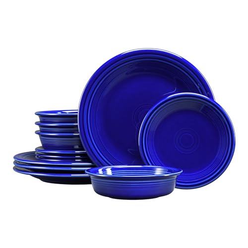 Dinnerware Set Twilight Fiesta de 12 pièces pour service de table complet