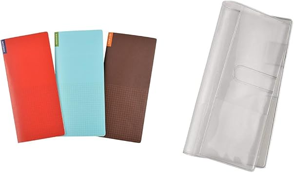 Set Purchase Almost Daily Notepad Set, Set of 3 for Weeks + Clear Cover for Weeks-Size Notebook Accessories