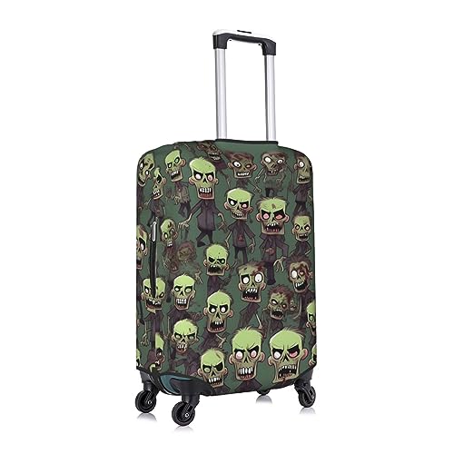 Many Zombies Travel Luggage Cover Suitcase Protector Fits 18-22 Inch Luggage,Anti Scratch Dirt Covers3