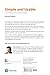 Simple and Usable Web, Mobile, and Interaction Design (Voices That Matter)