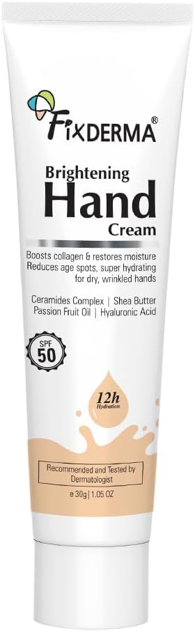 - Brightening Hand Cream for Women & Men | Hand Moisturizer | Kojic Acid Cream | Hand Cream for Dry and Rough Hands | Cream for Itchy Hand | Hand Cream with SPF 50 | All Skins Types - 30gm