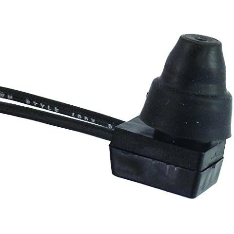 Core Tools CT127-LS-B Black Push Button Waterproof Switch, Pack of 5 Cover