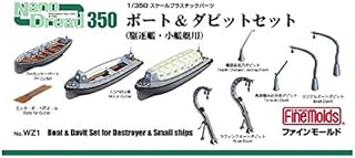 ãƒ•ã‚¡ã‚¤ãƒ³ãƒ¢ãƒ¼ãƒ«ãƒ‰(FineMolds) Fine Mold 1/350 Nano Dread Series Boat & David Set for Destroyers and Small Ship Plastic Model Parts WZ1