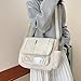 Ldabrye Lovely Itabag for Pin Display Casual Shoulder Bag Fashion Commuting Bag School Bag Japanese Styles Crossbody Bag