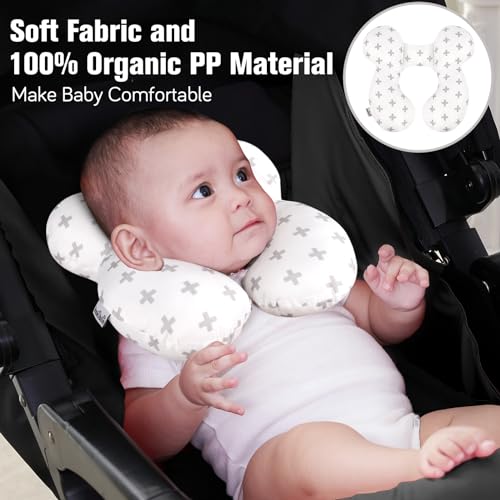 image for KAKIBLIN Baby Travel Pillow, Baby Neck Pillows for Car Seat, Upgraded 