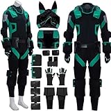 Vasfarok Men Costume Outfit Men Uniform Halloween(Green, Large)