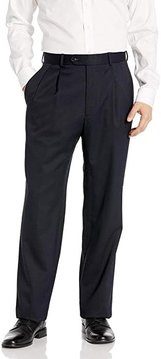Palm Beach Men's Palm Beach Wool Performance-Pleated Pants