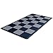 Speedway Garage Floor Mat Kit for Motorcycle, Small, Checkered - Black/Grey