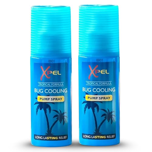 Bug Bite and Sting Relief Cooling Spray – Tropical Formula for Long-Lasting Relief – Soothes Itchiness, Hydrates Skin – 70ml – Pack of 2 | SterlingSquare