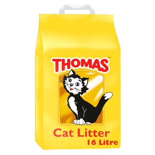 THOMAS Cat Litter 16L | Natural, Highly Absorbent, Odour Control, Non-Stick Granules - Image 2