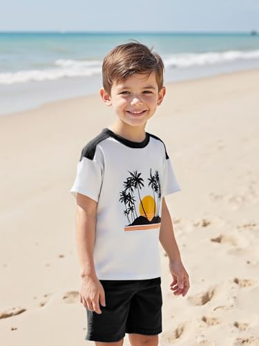 Image of GERU Oversize Boys Summer Sets Short Sleeve Top+Shorts (order a size down)