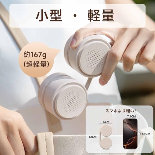 首掛け扇風機 ネックファン 【超ミニサイズ・折り畳み収納可能】ネッククーラー 携帯扇風機 羽根なし 超軽量 360度調整可能 小型扇風機Type-C5V/1A急速充電 ポータブル扇風機 風量3段階調節 長時間連続使用 高温対策/スポーツ観戦/花見/通勤通学/旅行/釣り/ショッピングなどに適用（ベージュ）