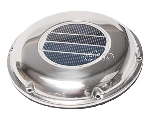 carbest Solarventilator 215mm, Edelstahl (932935231)