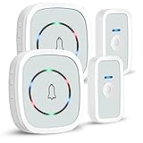 boton timbre silencio iphone 【Fácil de instalar y usar】El timbre inalámbrico, sin la molestia de los cables. Simplemente pega el transmisor en la pared o donde quieras.
