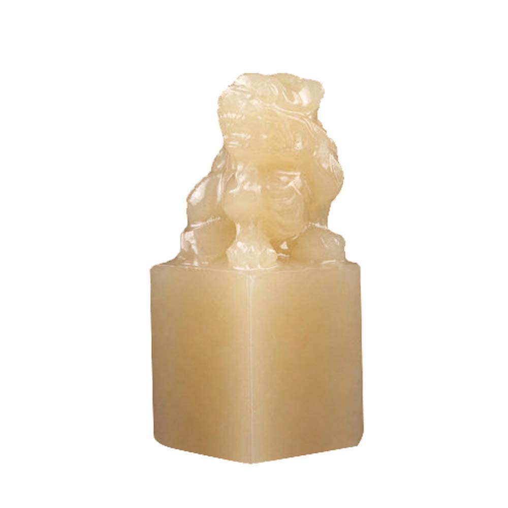 Figurine PiXiu Feng Shui en Jade Chinois de Dandong de Richesse