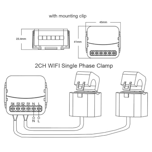 Compteur de consommation électrique WiFi 2 canaux statistiques temps réel - 6