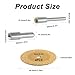 4X Diamond Cutting Discs, Mini Glass Cutting Discs, 2mm Diamond Cutting Blades, Tile Diamond Cutting Wheel Cut Off Wheels for Glass Tiles Marble Crystal Ceramic Rotary Tool + 2 Pcs 1/4