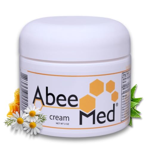 ABEE MED Extra Strength Joint & Muscle Relief Cream – Menthol Cooling & Warming Formula with Bee Pollen, Aloe & Chamomile – Fast-Absorbing Comfort Cream for Back, Knees & Muscles – 2 oz
