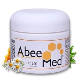 ABEE MED Extra Strength Joint & Muscle Relief Cream – Menthol Cooling & Warming Formula with Bee Pollen, Aloe & Chamomile – Fast-Absorbing Comfort Cream for Back, Knees & Muscles – 2 oz