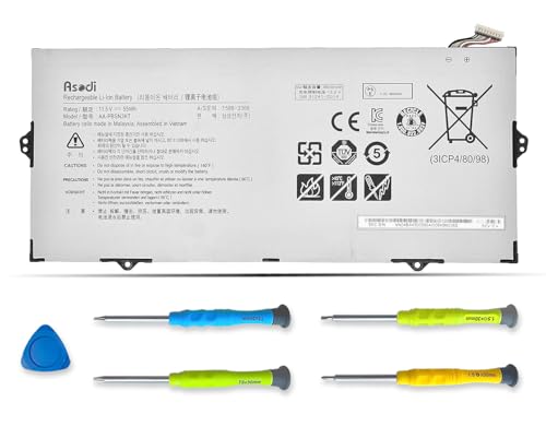 ASODI AA-PBSN3KT 55Wh Laptop Battery Compatible with Samsung Notebook 7 NP730XBE NP730XBE-K01 NP730XBE-K02US NP730XBE-K04US NP930MBE NP930MBE-K01HK NP930MBE-K01US NP930MBE-K02HK Series BA43-00392A