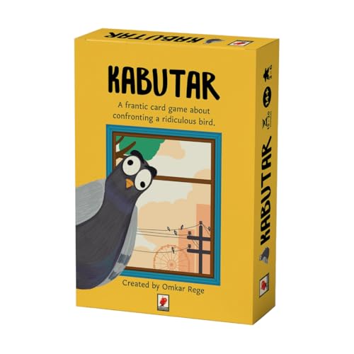 Image of Kabutar | Fast-Paced Card Game, Fun Strategy Party Game for Adults, Teens, Family & Friend Gatherings | Engaging 15 Minute Rounds, Easy Rules, Portable for Travel, 3-6 Players, Ages 14+