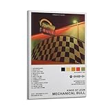 QHEUEKTSO Leinwandbild, Motiv: Kings of Leon Only By The 