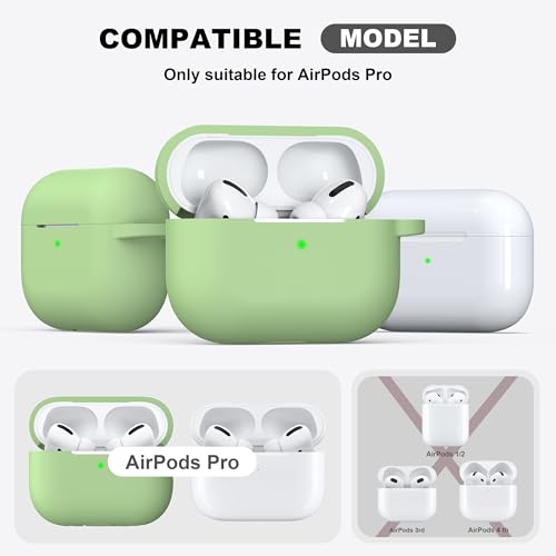 image for R-fun for AirPods Pro 2nd/1st Generation Case with Cleaner Kit,Soft Si