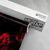 Metro Wrap Series Car Vinyl Wrap | Skull Red | 59in x 1ft