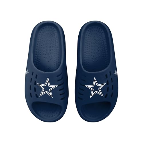 Image of FOCO Men's NFL Team Big Logo Molded Chunky Slide Sandals