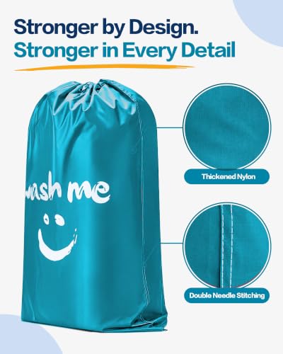 Image of HOMEST 2 Pack XL Laundry Bag 28 inch x 40 inch, Extra Large Dirty Clothes Organizer