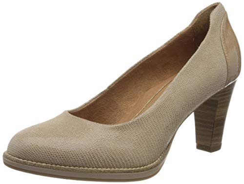 Tamaris 1-1-22425-24, Escarpins Bout fermé Femme, Marron Antelope STR 333, 40 EU