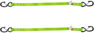 Mytee Products (2 Pack) Trailer Door Limit Strap 32 Inch Long 800 lbs WLL Safety Green Webbing for Opening Swing Doors