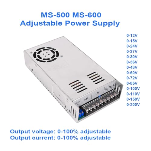 Alimentation 600W CC 0-80V réglable pour transformateur industriel 110V - 3