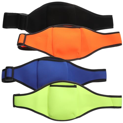 Ceinture micro fitness en nylon lot de 4 pour cours de sport
