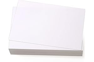 Utron 56 Pack 5x7 Cardstock Note Cards: The Precision Paper for Professional Printing