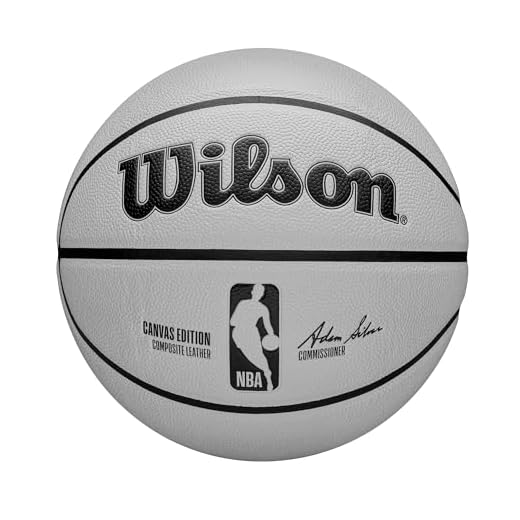 WILSON NBA Canvas Edition Basketball - Size 7-29.5"