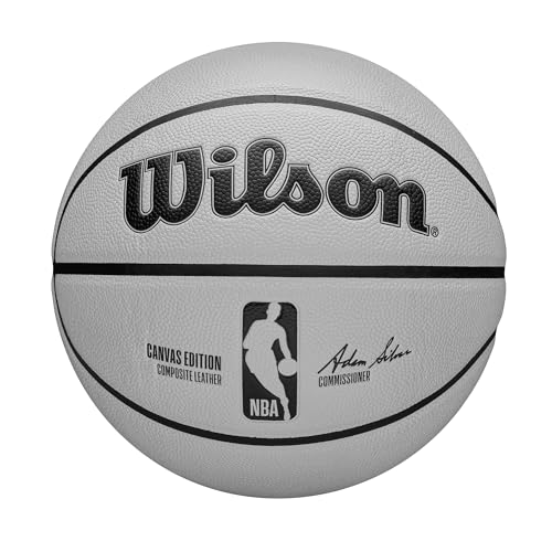Balón de Baloncesto Wilson NBA Edición Canvas Evita Pérdidas de Balón