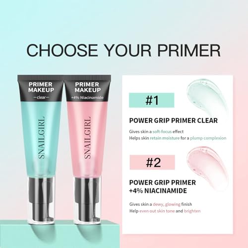 Makeup Primer Poreless Mattifying Face Primer Makeup, Makeup Primer for Face Gel-Based & Hydrating Face Primers For Smoothing Skin Primer Foundation Base All Matte Oil Free Matte Primer - Image 5