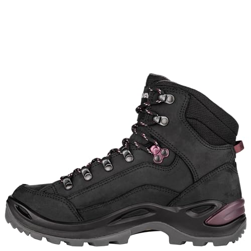 LOWA Stiefel mittel RENEGADE GTX MID Ws [2024] schwarz/pflaume, 39.5