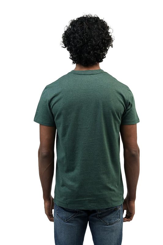 Image of tinies Cotton Tshirt Crew Neck Mens Plain Solid Regular Fit Half Sleeve Wrinkle Free Casual Wear Mens T-Shirt (Combo Set of 3) Green Charcoal Royal Size S