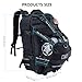 Aferrizu Motorcycle Backpack for Men Riding Helmet Backpacks with Hat Carrier/Storage Waterproof Large Capacity Travel Bag Motorcycle Cycling Gear Accessories