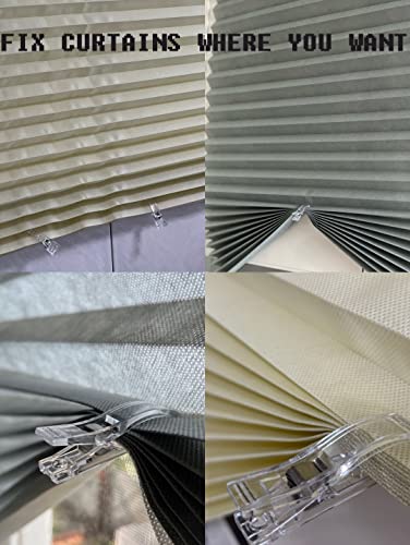 Ygnniu 12 Clips For Pleated Shades Window Shade Clips Shade #TOP1