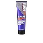 Fudge Professional Original Clean Blonde Shampoo, Purple Toning for Blonde Hair, 250 ml